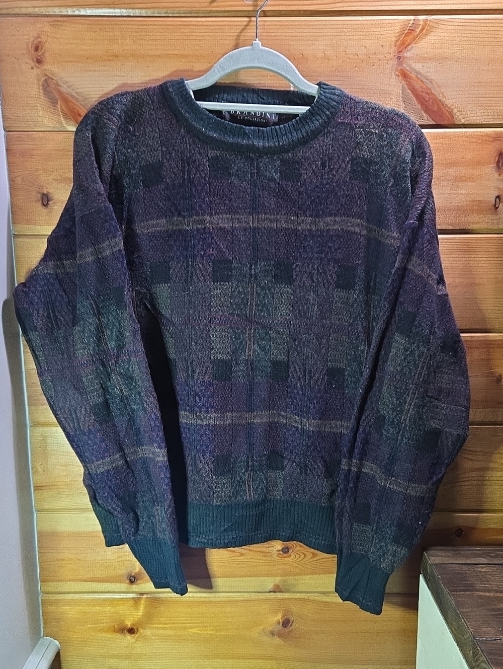 Brandini Le Collezioni Made In Italy Wool Vintage Sweater Large